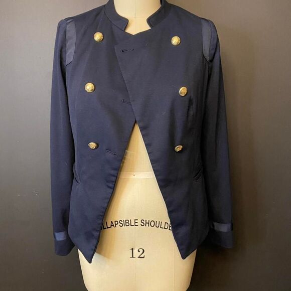 The Limited - Navy and Blue Military Blazer Jacket - Picture 1 of 8